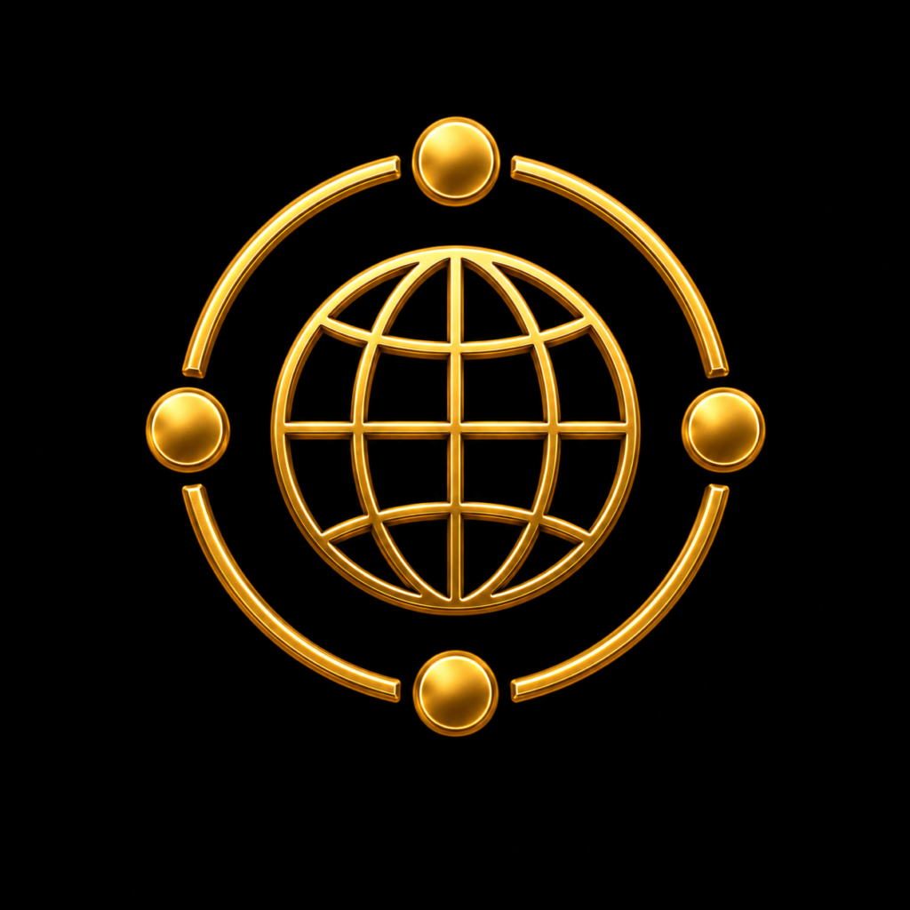 globe plus icon